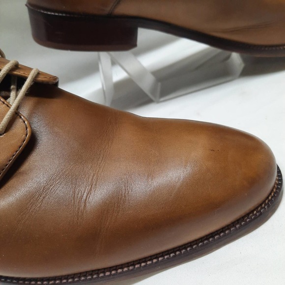Cole Haan Williams Plain Toe Oxford British Tan Leather Men\'s Dress Shoes 13 main image 6